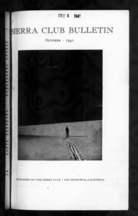 Sierra Club Bulletin 1941 Vol 26 No 5 October thumbnail